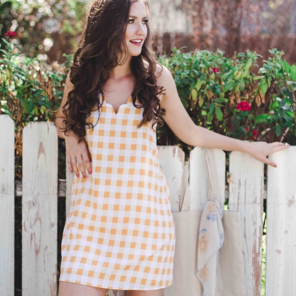 🆕Birkley Gingersnap Scallop Dress!🆕